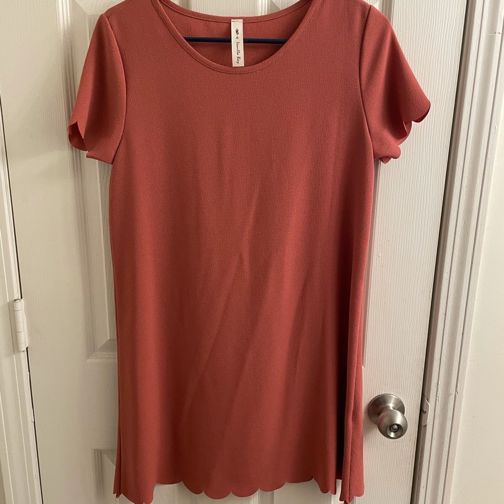 Coral dress